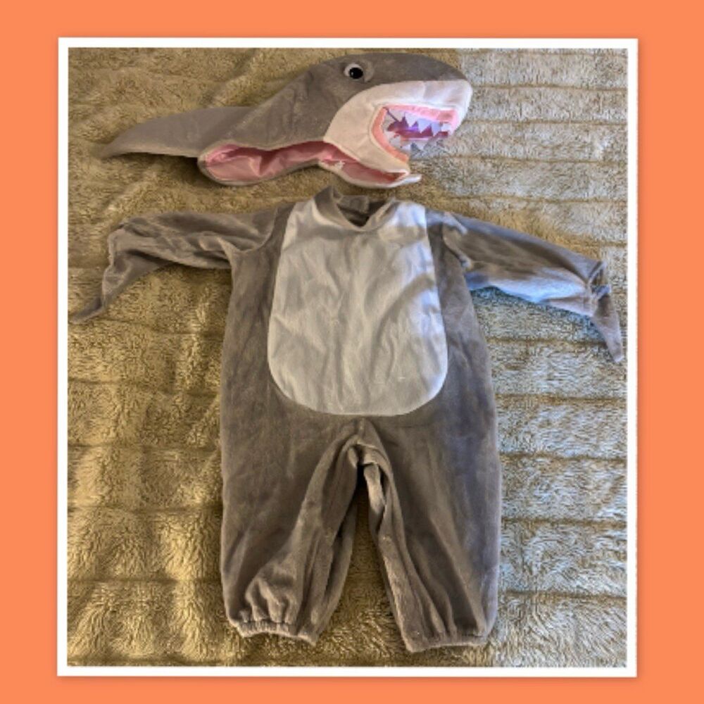 Silly Shark Costume ~ Size 6-12 Months ~ 2 Piece Halloween Costume